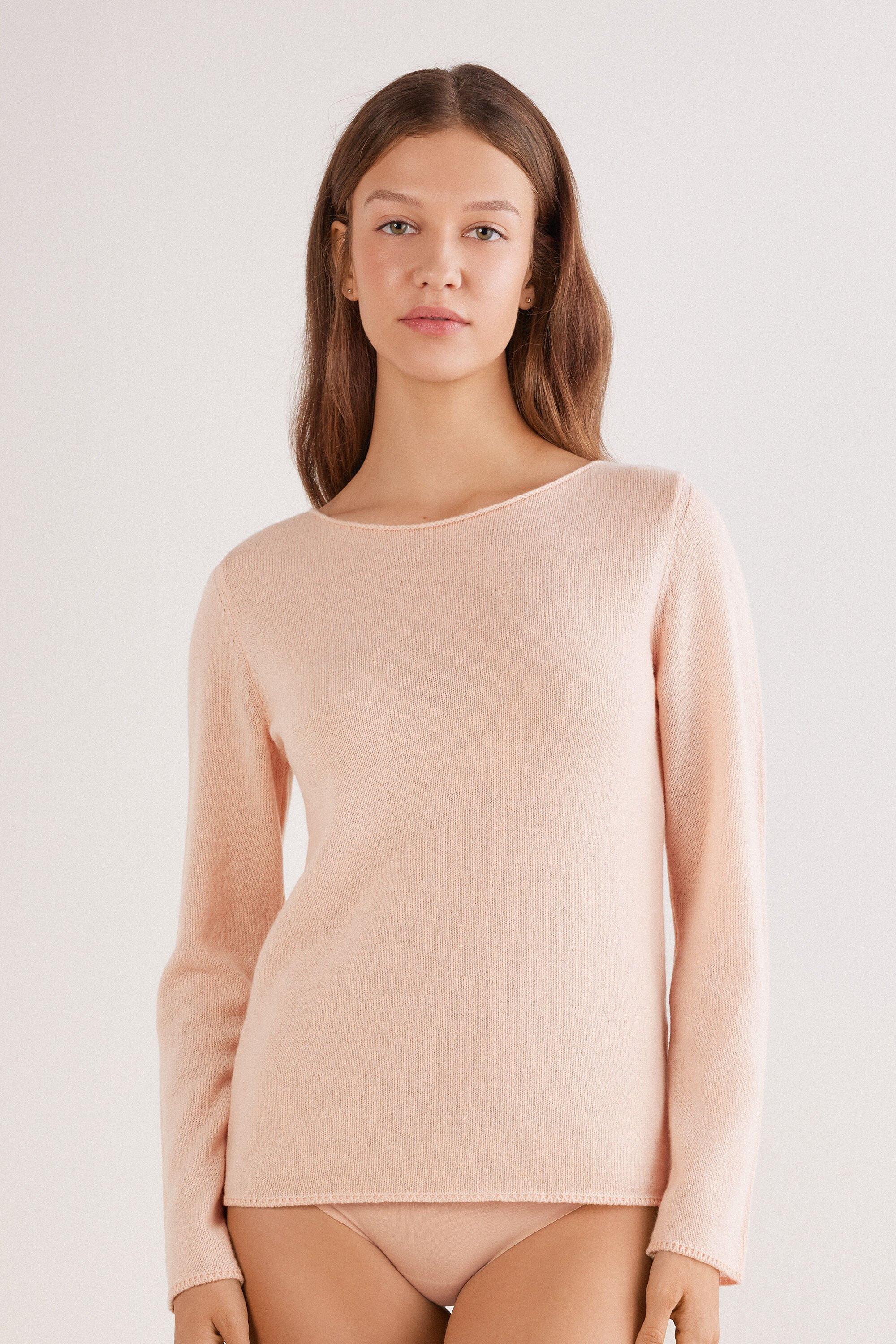 100% Cashmere Long Sleeve Top - Intimissimi | Intimissimi (US)
