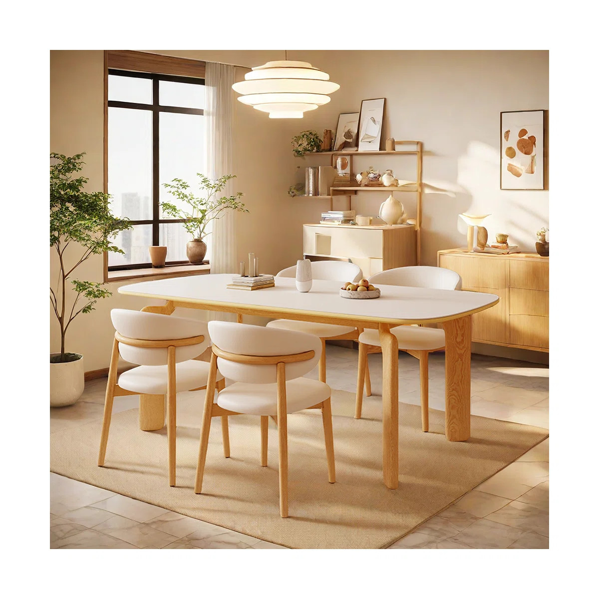 Shelisa 4 - Person Four Leg Dining Set | Wayfair North America
