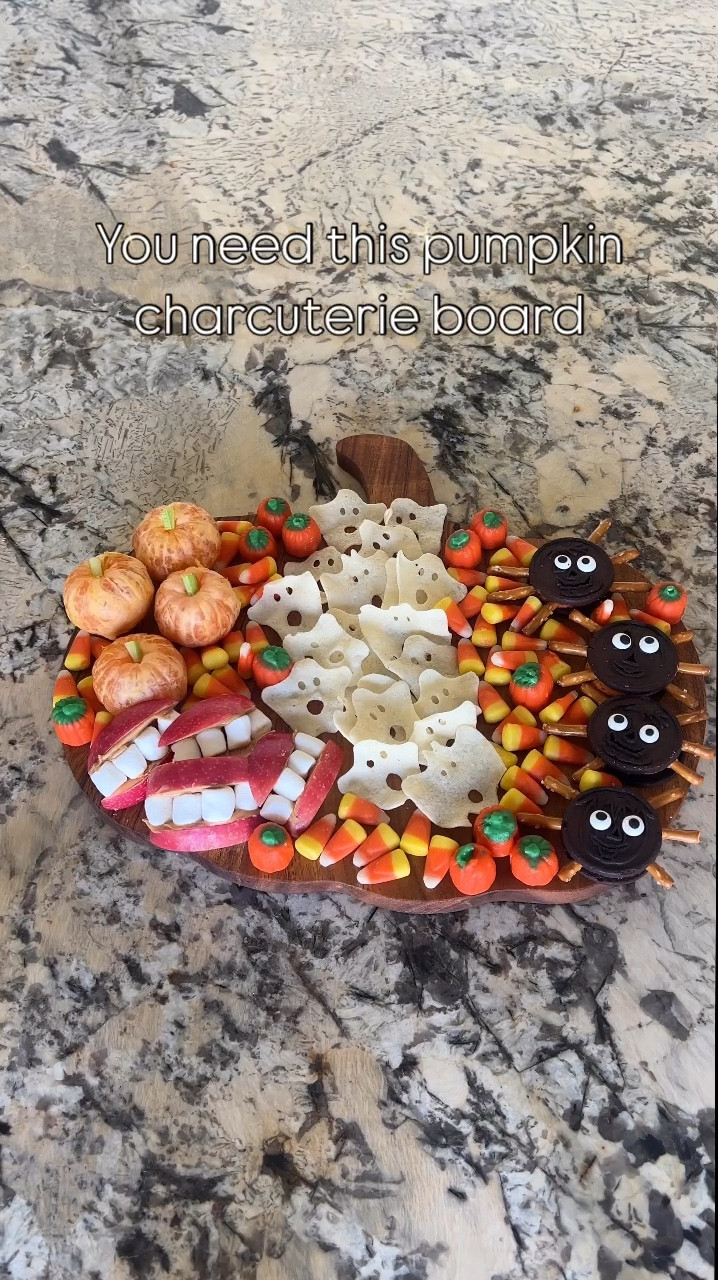 Serve up some spooky fun with this pumpkin-shaped charcuterie board! 🎃 Perfect for Halloween parties or a festive snack setup for the family. Whether you’re hosting or just enjoying a cozy night in, this board adds the perfect touch of seasonal charm. Swipe to see how I styled it for a ‘boo board’! 👻🧀 #halloweenhostess #charcuterieinspo #seasonaldecor

#LTKHalloween #LTKHome #LTKSeasonal
