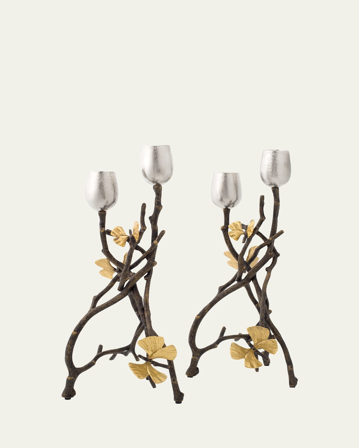 Butterfly Ginkgo Candleholder, Set of 2 | Bergdorf Goodman