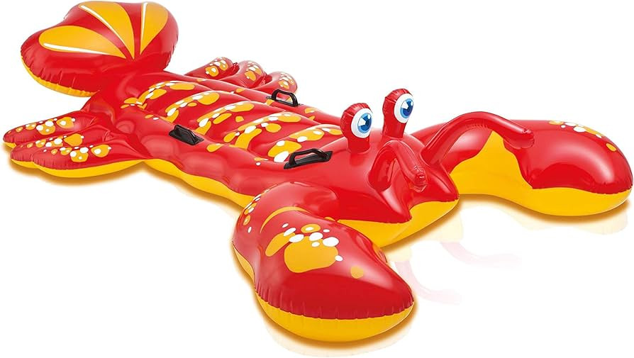 INTEX Giant Lobster Inflatable Pool Float: Animal Pool Toy For Kids – 4 Heavy-Duty Handles – ... | Amazon (US)