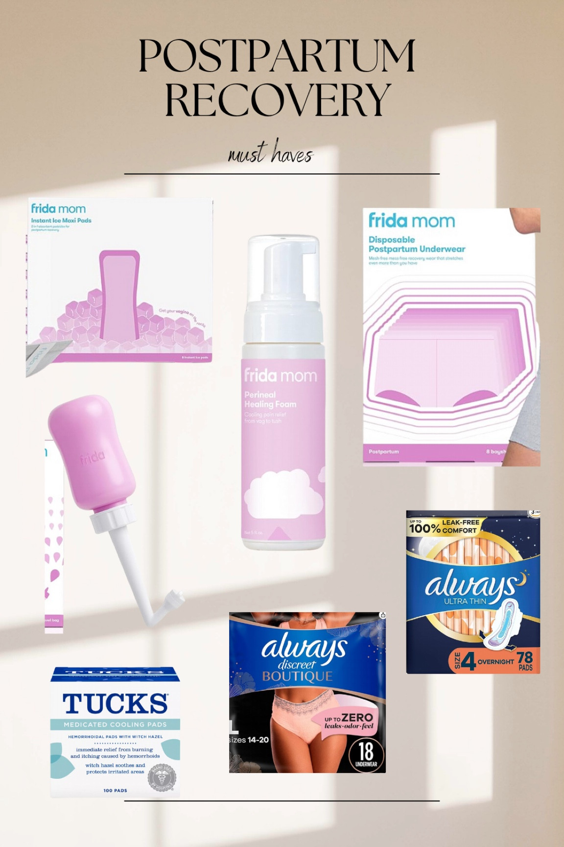 Postpartum recovery must haves 

#LTKFindsUnder50 #LTKBaby #LTKBump