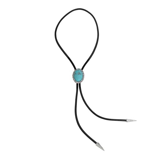 Robert Lee Morris Soho Womens Turquoise Cabochon Leather Bolo Necklace | Amazon (US)