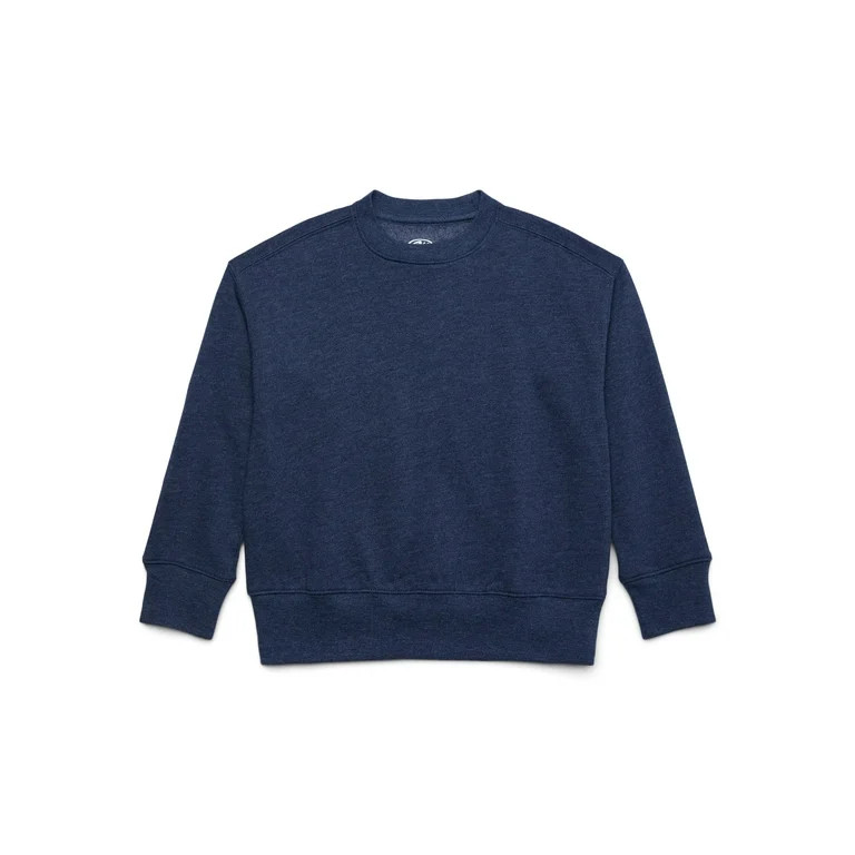 Athletic Works Boys Fleece Sweatshirt, Sizes 4-18 & Husky - Walmart.com | Walmart (US)