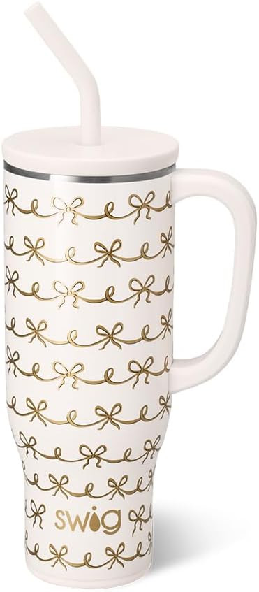 Swig Life 30oz Mega Mug, 30oz Tumbler with Handle and Straw, Large Insulated Tumblers, Cup Holder... | Amazon (US)