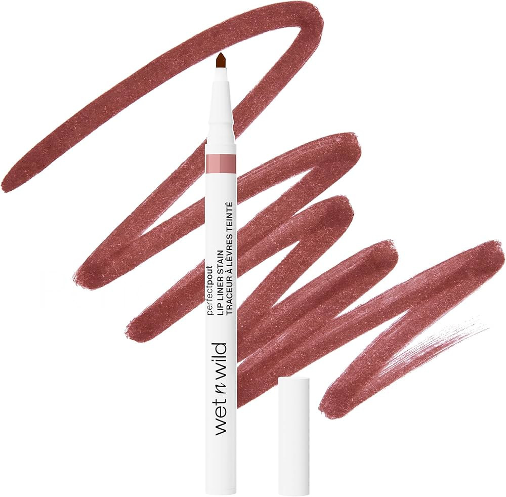 wet n wild Perfect Pout Lip Liner Stain, Long-Lasting Transfer-Proof Formula with Blade-Like Appl... | Amazon (US)