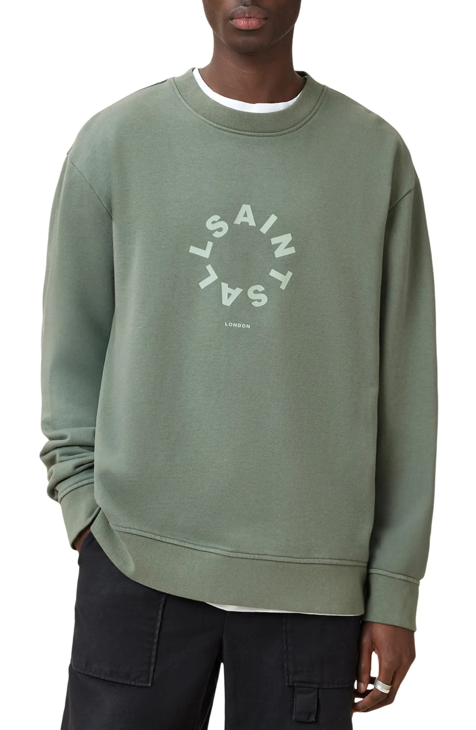 AllSaints Tierra Crewneck Graphic Sweatshirt | Nordstrom | Nordstrom