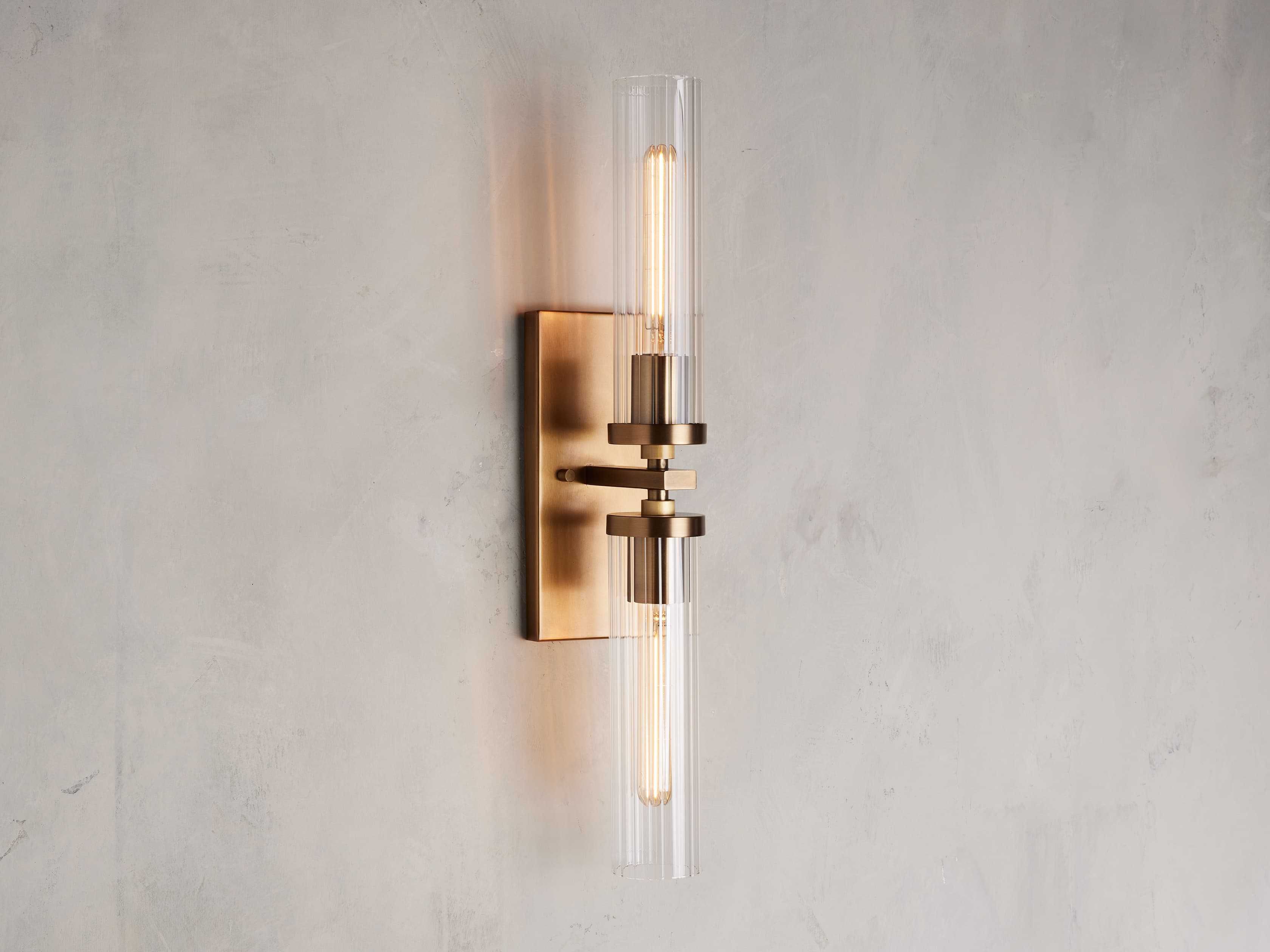 Andreas 2-Light Wall Sconce | Arhaus