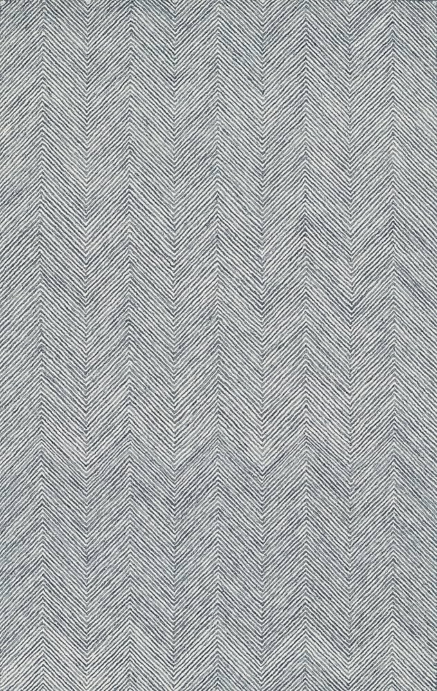 Momeni Charles Wool Hand Tufted Contemporary Indoor Area Rug, Denim, 8' X 10' | Amazon (US)