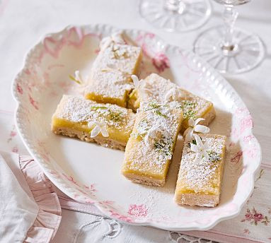 LoveShackFancy Floral Bow Porcelain Serving Platter | Pottery Barn (US)