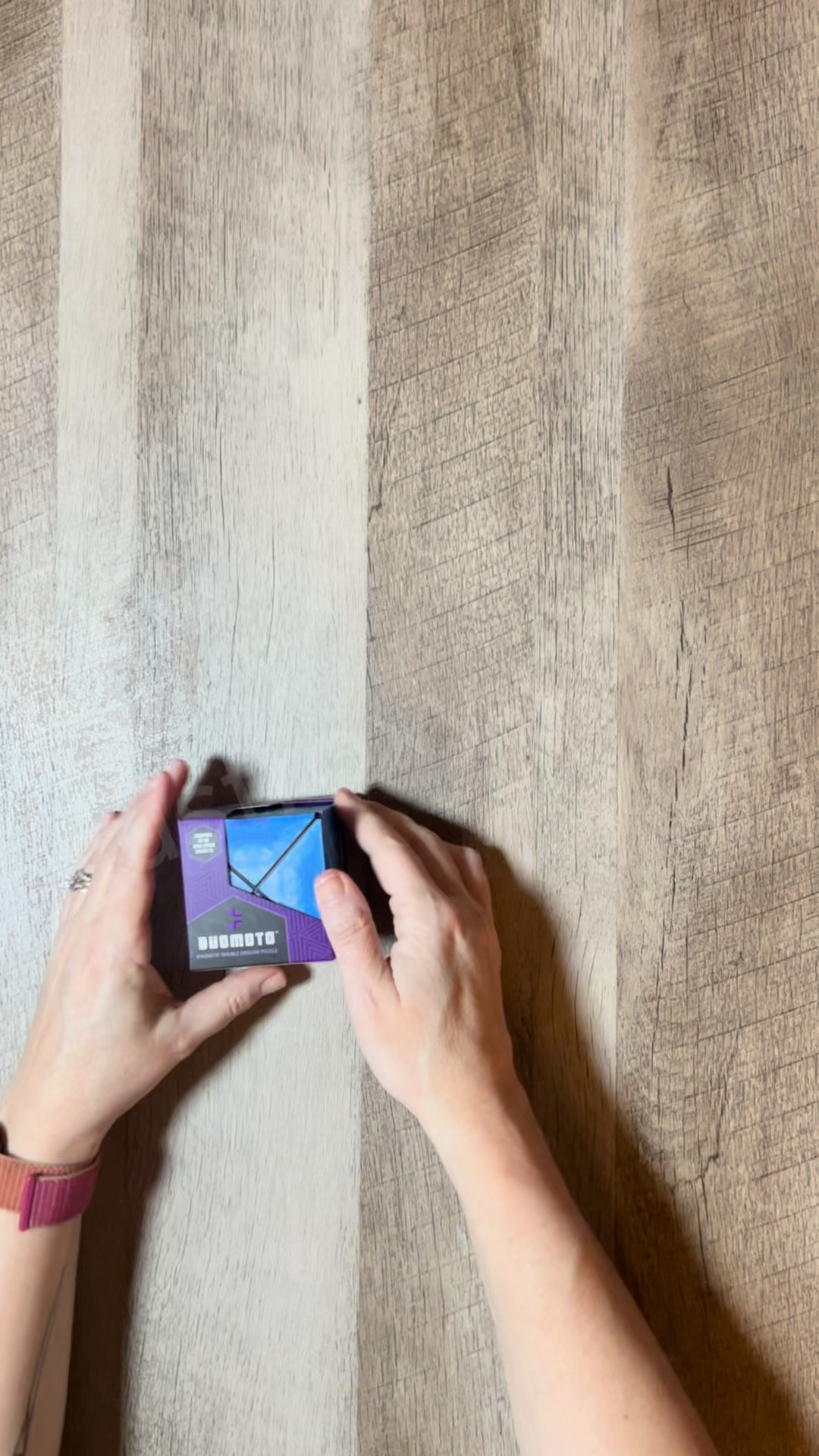 Magnetic transforming cube puzzle with 96 rare earth magnets that shifts into over 100 shapes. Created by Fun in Motion Toys, makers of Shashibo and Cubendi. Perfect as a fidget toy, desk toy, or creativity puzzle for all ages.  

 #LTKKids #LTKFamily