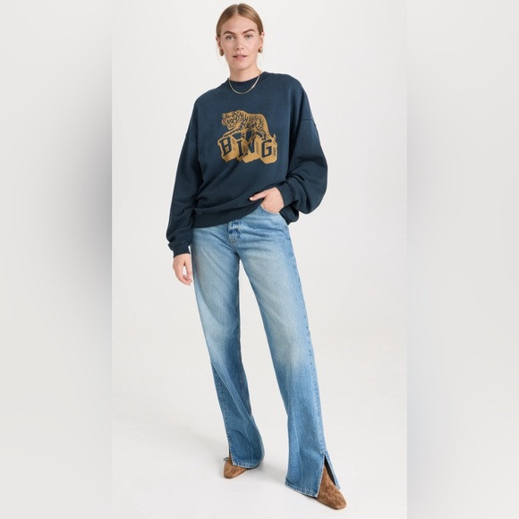 Anine Bing Harvey crew retro tiger sweatshirt | Poshmark