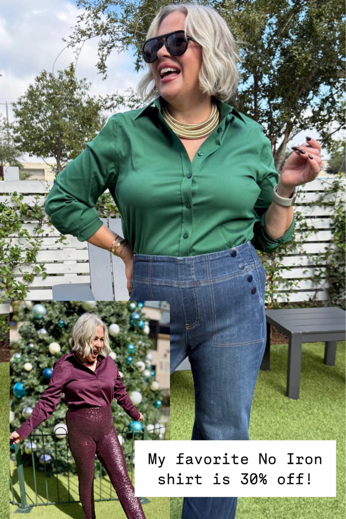 Love this No Iron shirt! It’s 30% off and great for the holidays! 

#LTKHoliday #LTKCyberWeek #LTKSaleAlert