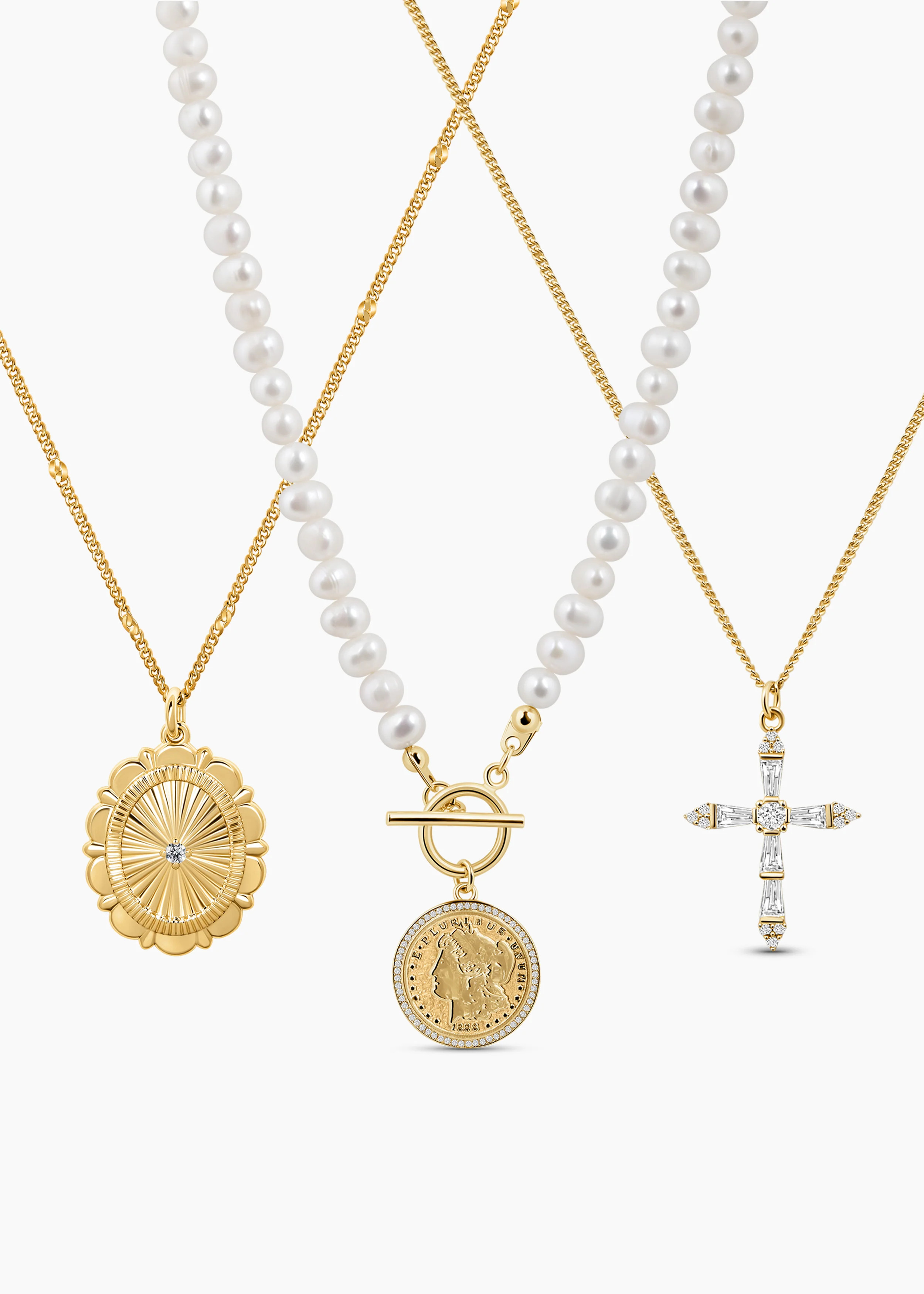 Amore Necklace Set of 3 | Electric Picks Jewelry