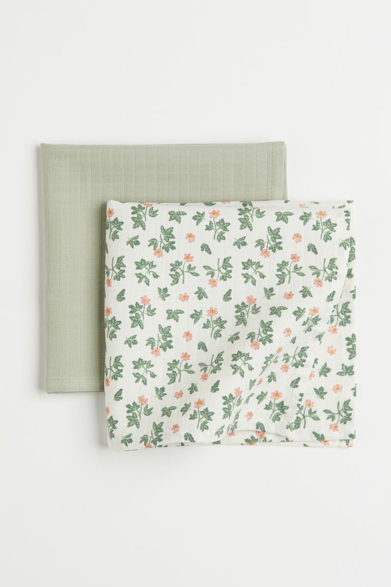 2-pack Muslin Comfort Blankets | H&M (US + CA)