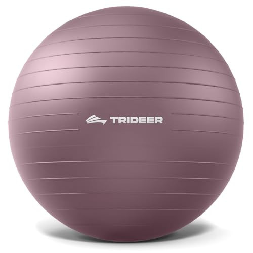 Trideer Exercise Ball Yoga Ball – Office Seating & Balance Ball Chair, Stability Ball for Pilates, Physical Therapy,Core Training & Balance Improvement & Stretching | Amazon (US)
