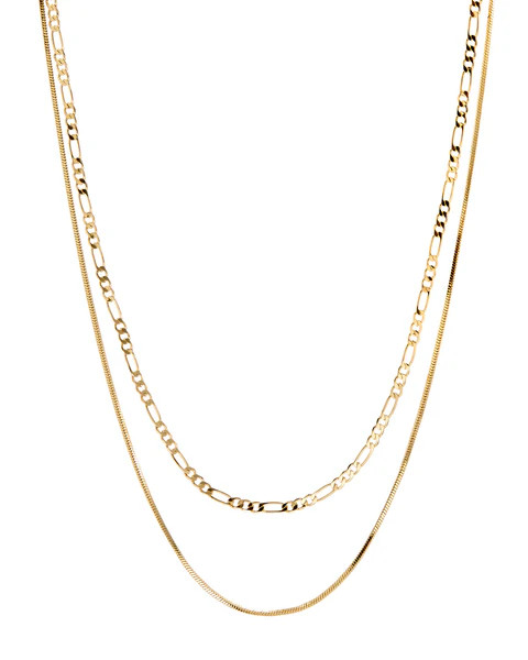 Cecilia Chain Necklace- Gold | LUV AJ