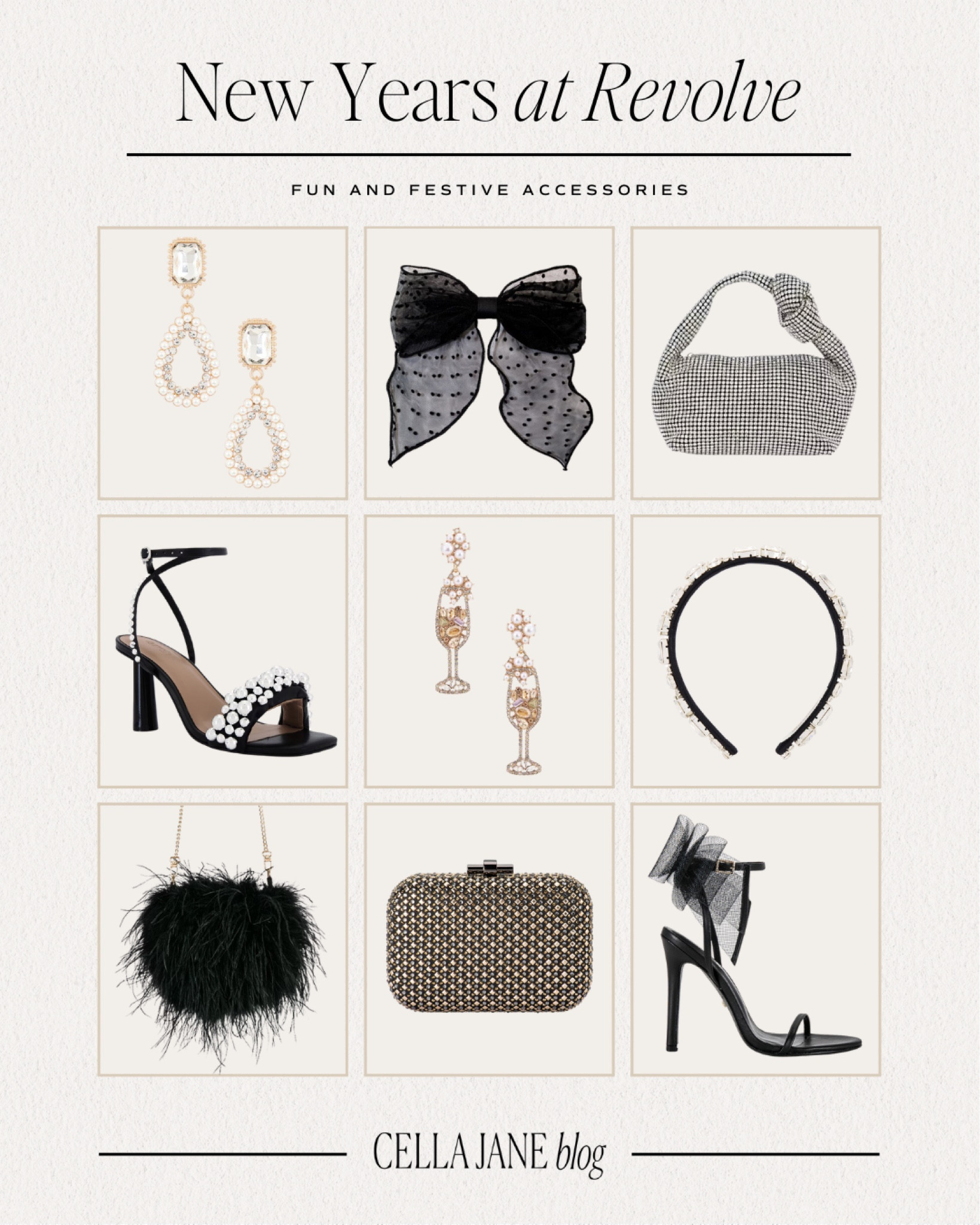 New Years accessories from Revolve!

#LTKParties #LTKItBag #LTKHoliday