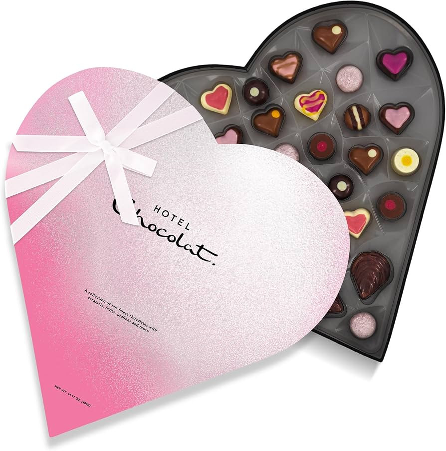 Hotel Chocolat - Straight From The Heart - 35 Heart-Shaped Pralines, Tipsy Truffles and Caramels ... | Amazon (UK)