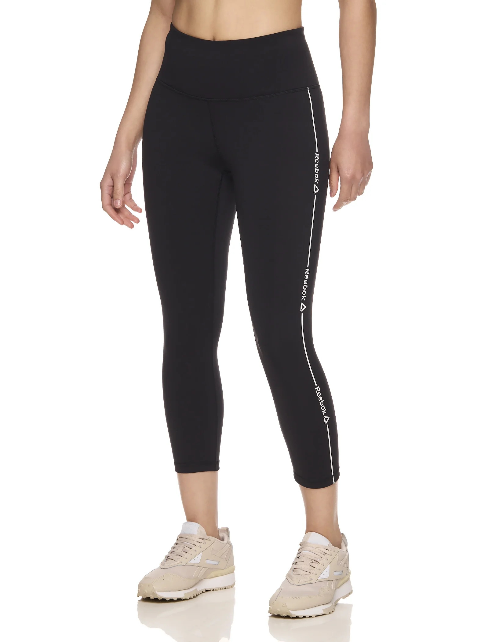 Reebok Women's Play On High Rise Capri Legging with Back Pocket, Sizes XS-XXXL | Walmart (US)