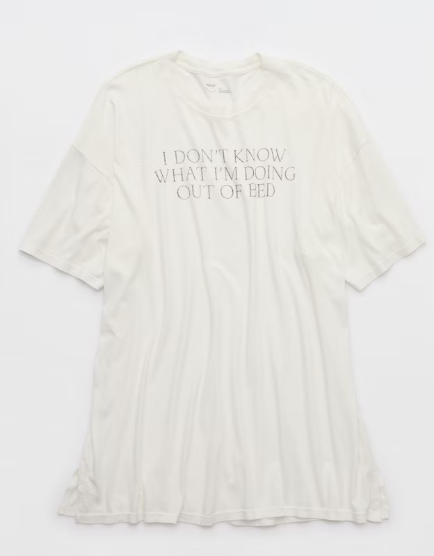 Aerie Sleep Happens Night Tee | Aerie