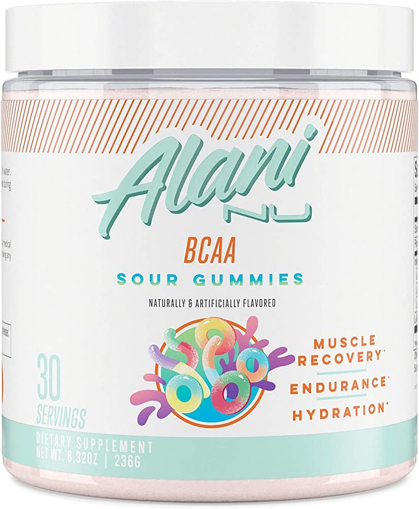 Alani Nu BCAA SOUR GUMMIES | Branch Chain Essential Amino Acids | 2:1:1 Formula | Supplement Powd... | Amazon (US)