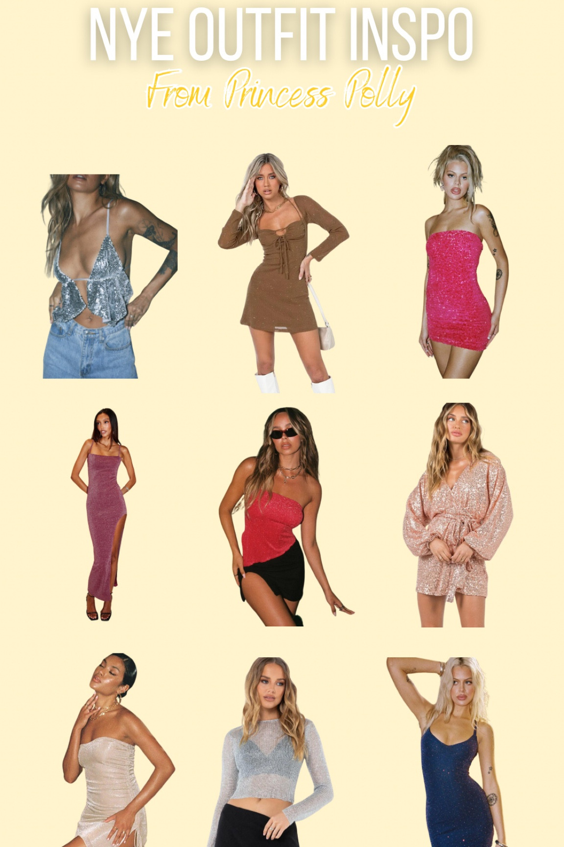 Start the new year shininggg in the cutest pieces from Princess Polly! Can also use code MACKENZIEXO for 20% off!! 

NYE OUTFIT, New Year’s Eve outfit, party dress, mini skirt, sequins 

#LTKHoliday #LTKSeasonal #LTKparties