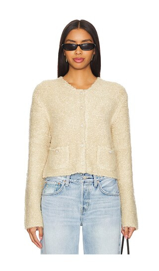 Inara Boucle Jacket in Tan | Revolve Clothing (Global)