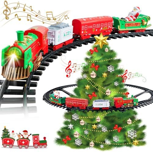 VATOS Hanging Christmas Train Set - Christmas Train Toy with Light and Sound for Boys and Girls, ... | Amazon (CA)