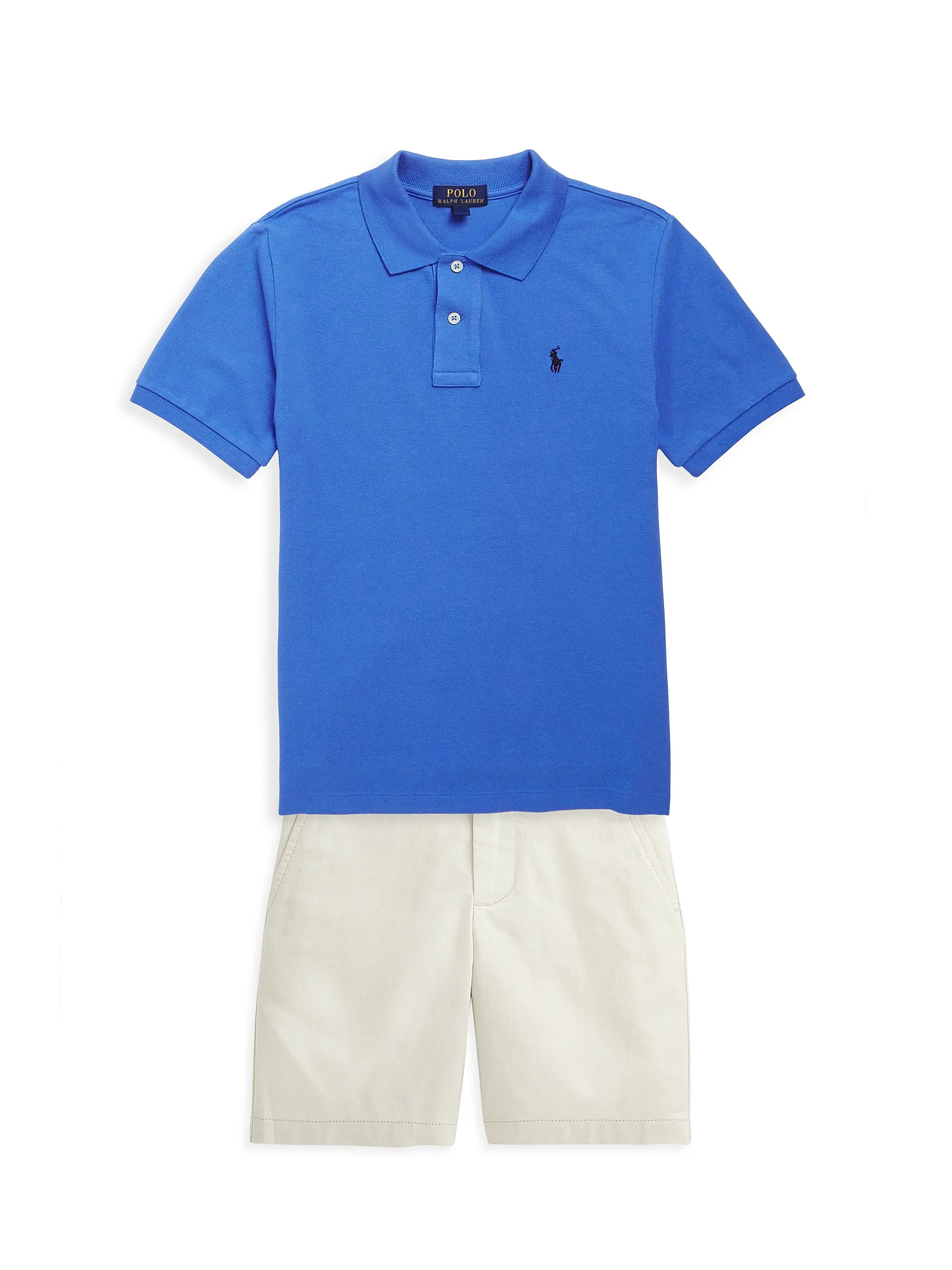 Little Boy's & Boy's Classic Mesh Knit Polo | Saks Fifth Avenue