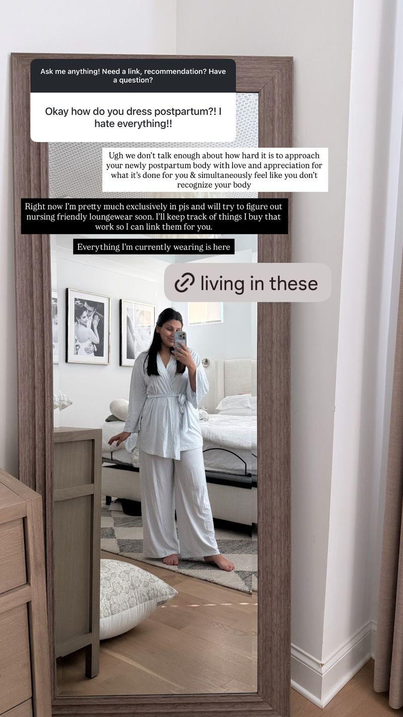 Living in this maternity pajamas 

 #LTKdayinmylife #LTKgrwm #LTKHome