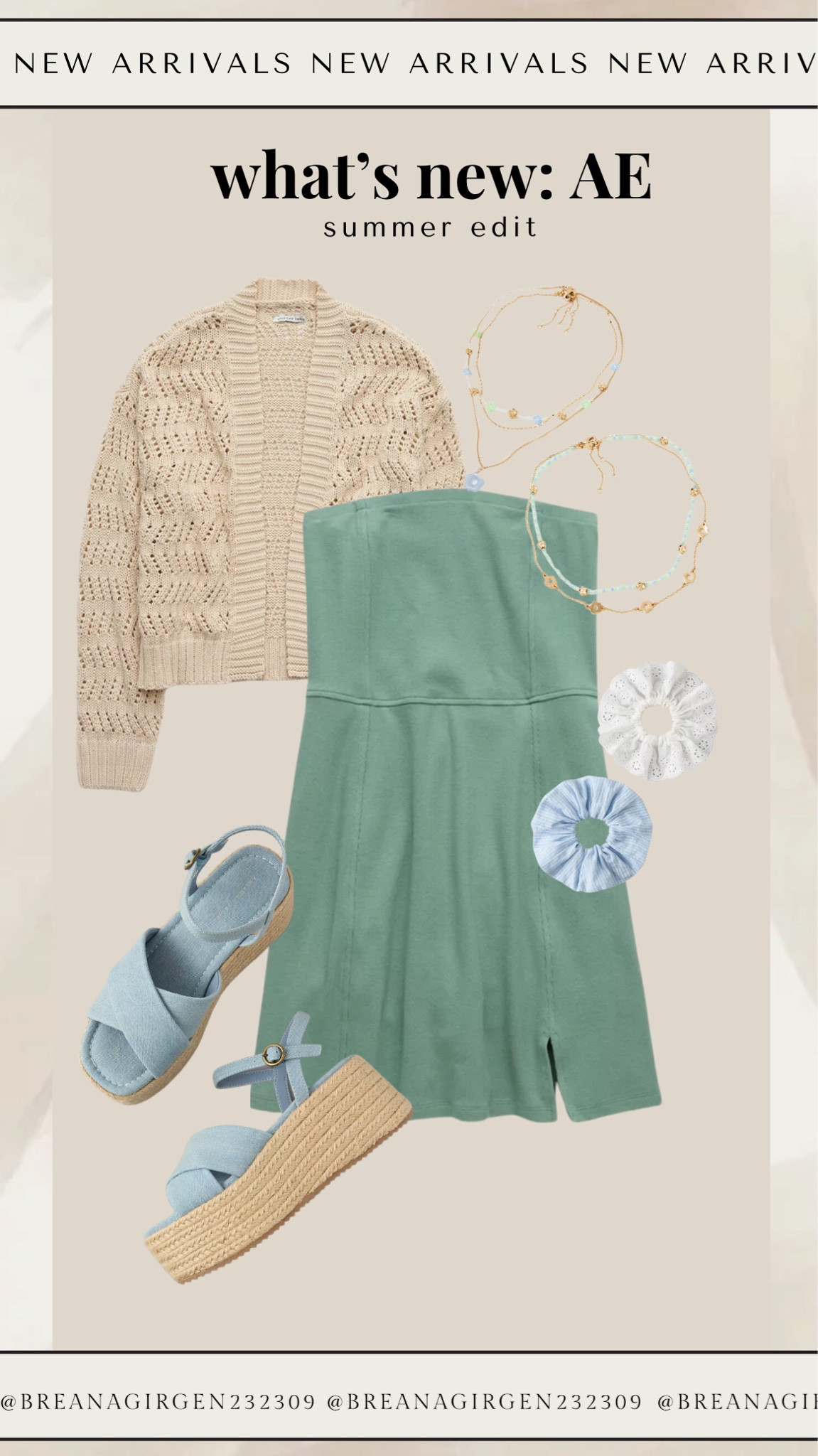 What’s new at American Eagle- shop this summer look! Loving this tube top dress! Such a fun trend for this summer!




Sweater, tube top dress, necklace, jewelry, scrunchies, hair tie, sandals, summer outfits, American eagle outfits

#LTKItBag #LTKFindsUnder100 #LTKStyleTip