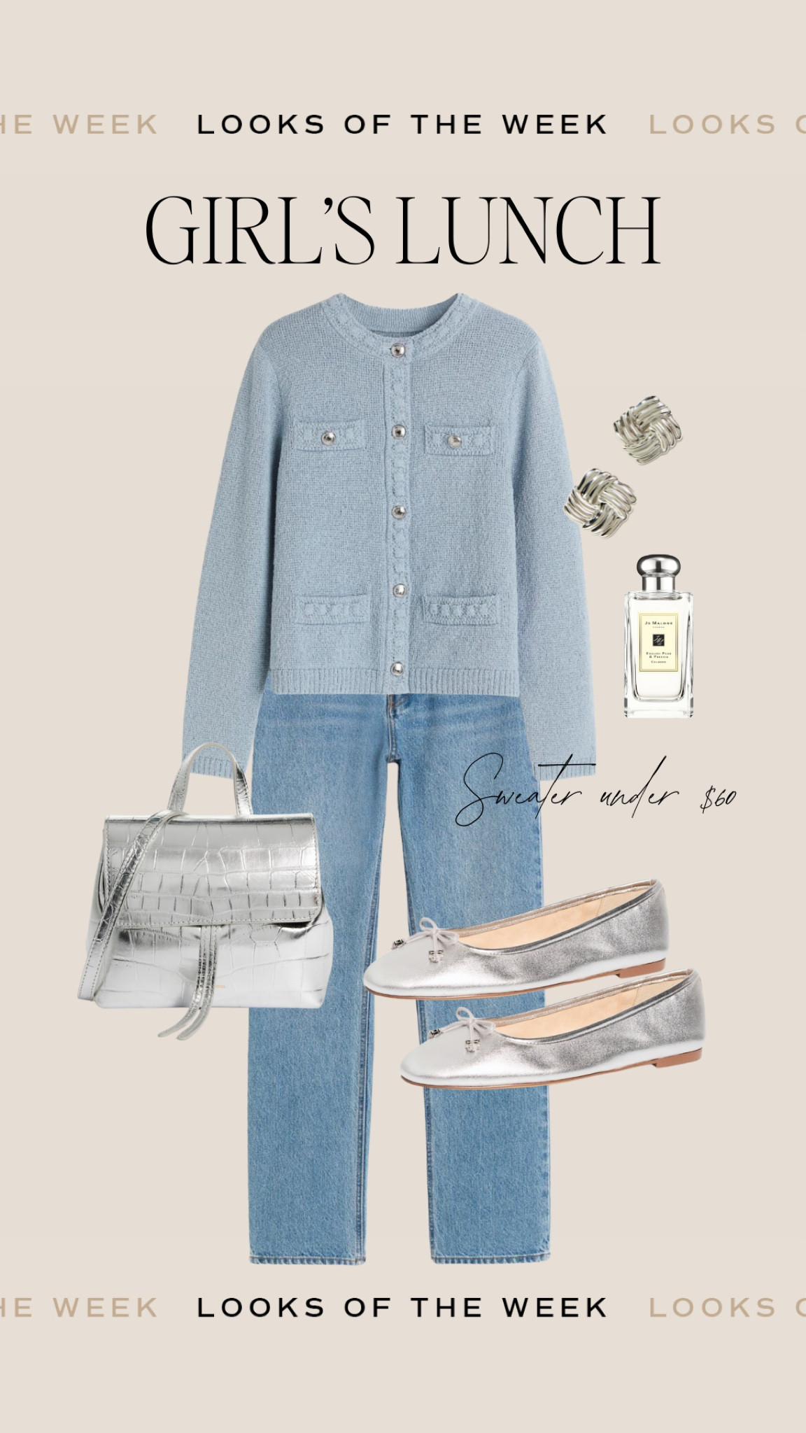 Girls lunch date outfit idea styled by Becky 
