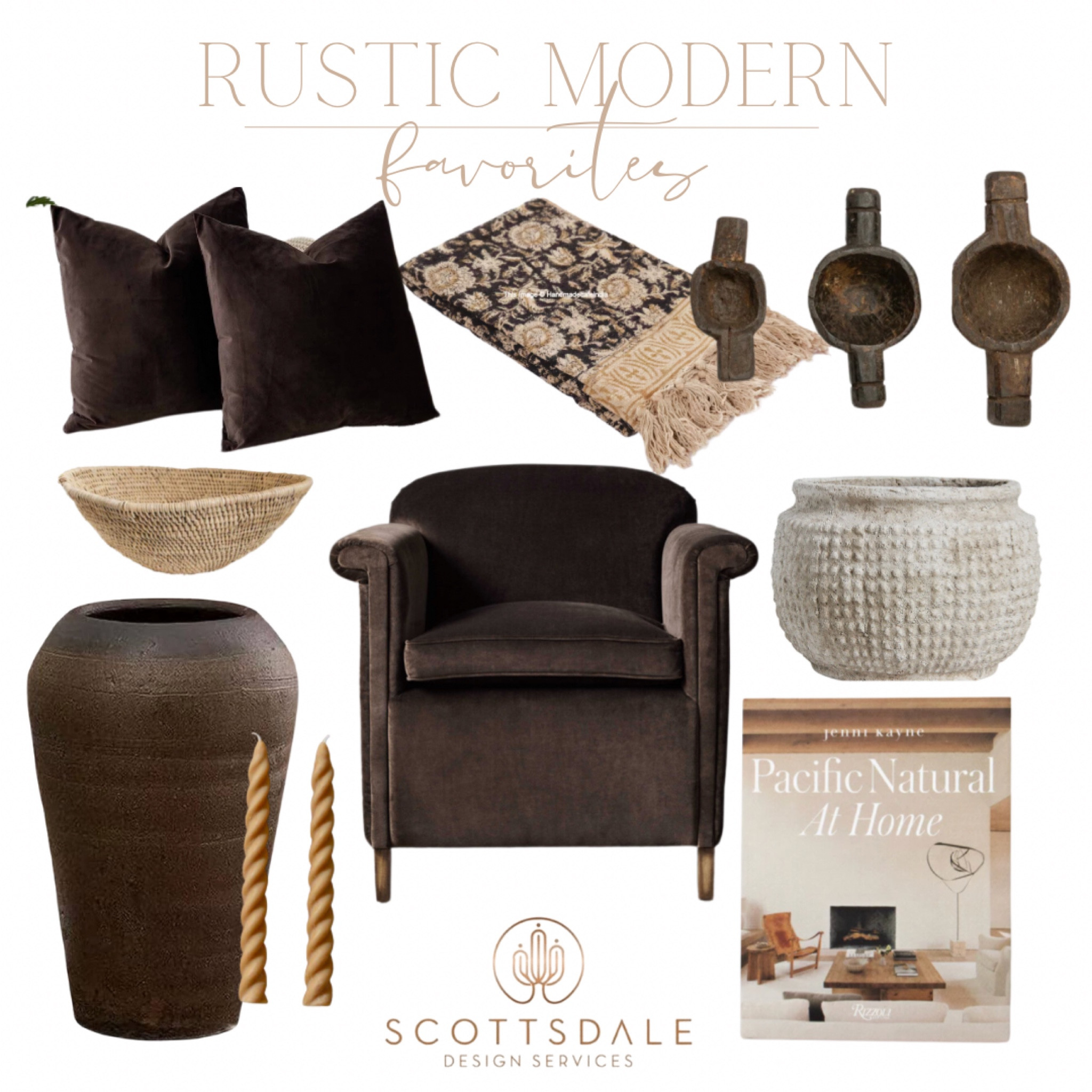 Rustic modern home decor finds🤍

India throw blanket, velvet chair, accent chair, wooden object, coffee table book, brown throw pillows, decorative bowl, vessel, neutral home decor

#LTKhome #LTKunder50 #LTKFind