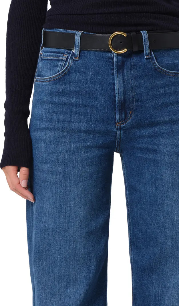 Citizens of Humanity High Waist Wide Leg Jeans in Ambry Md Indig at Nordstrom, Size 33 | Nordstrom