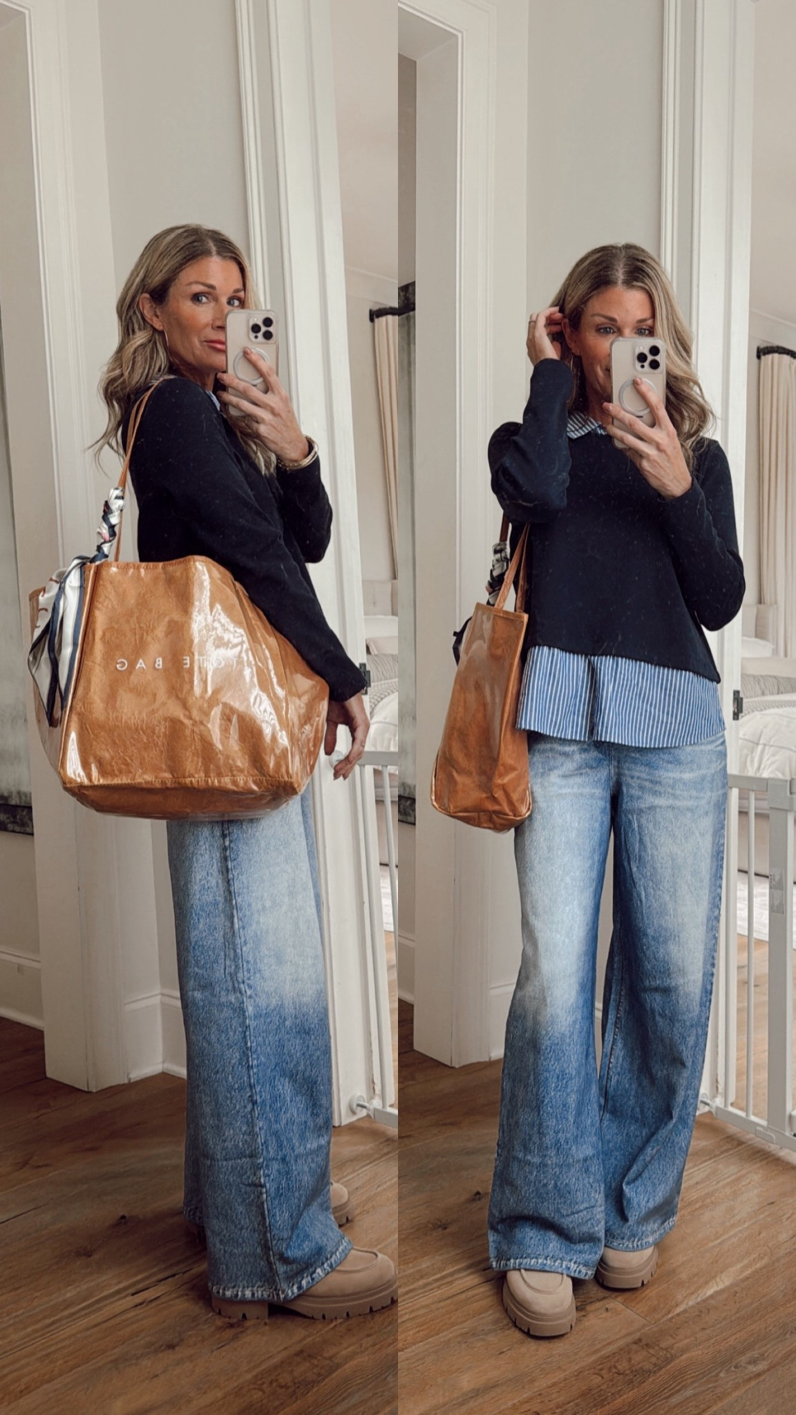 Sweatpants jeans! Wearing a small.
Top: small 
