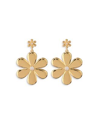 Crystal Daisy Statement Earrings in Gold Tone | Bloomingdale's (US)