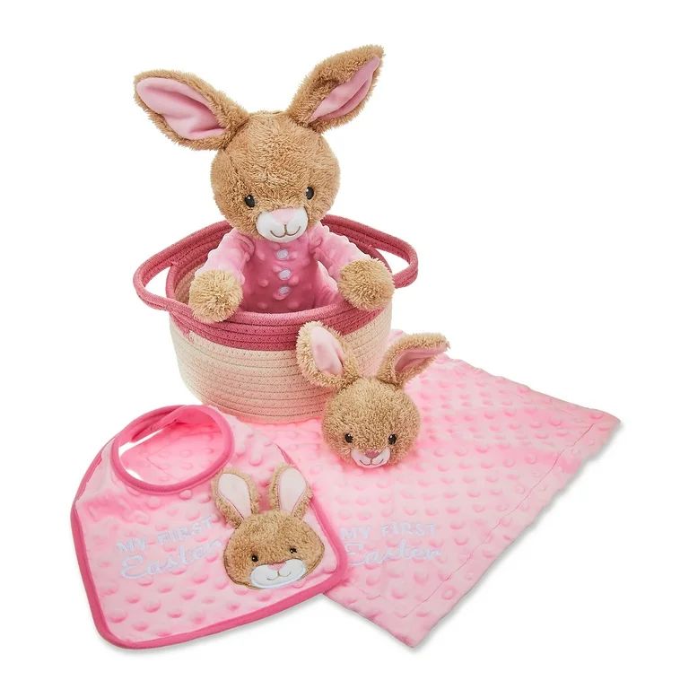 Pink Baby Easter Basket Set, 10.25 inch | Walmart (US)