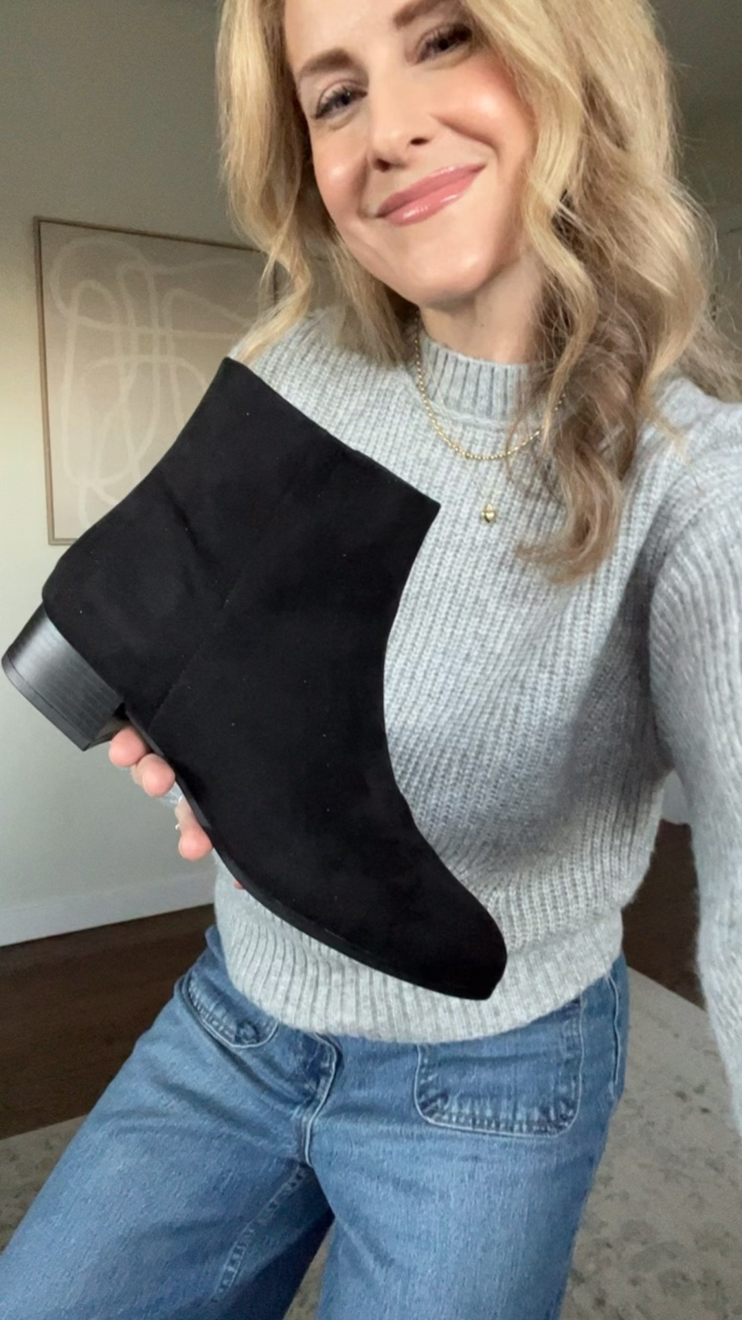 My favorite boots of the season! Own in cognac brown and black. Comfy and look like real suede. Fit true to size. #walmartfashion 

#LTKOver40 #LTKFindsUnder100 #LTKFindsUnder50