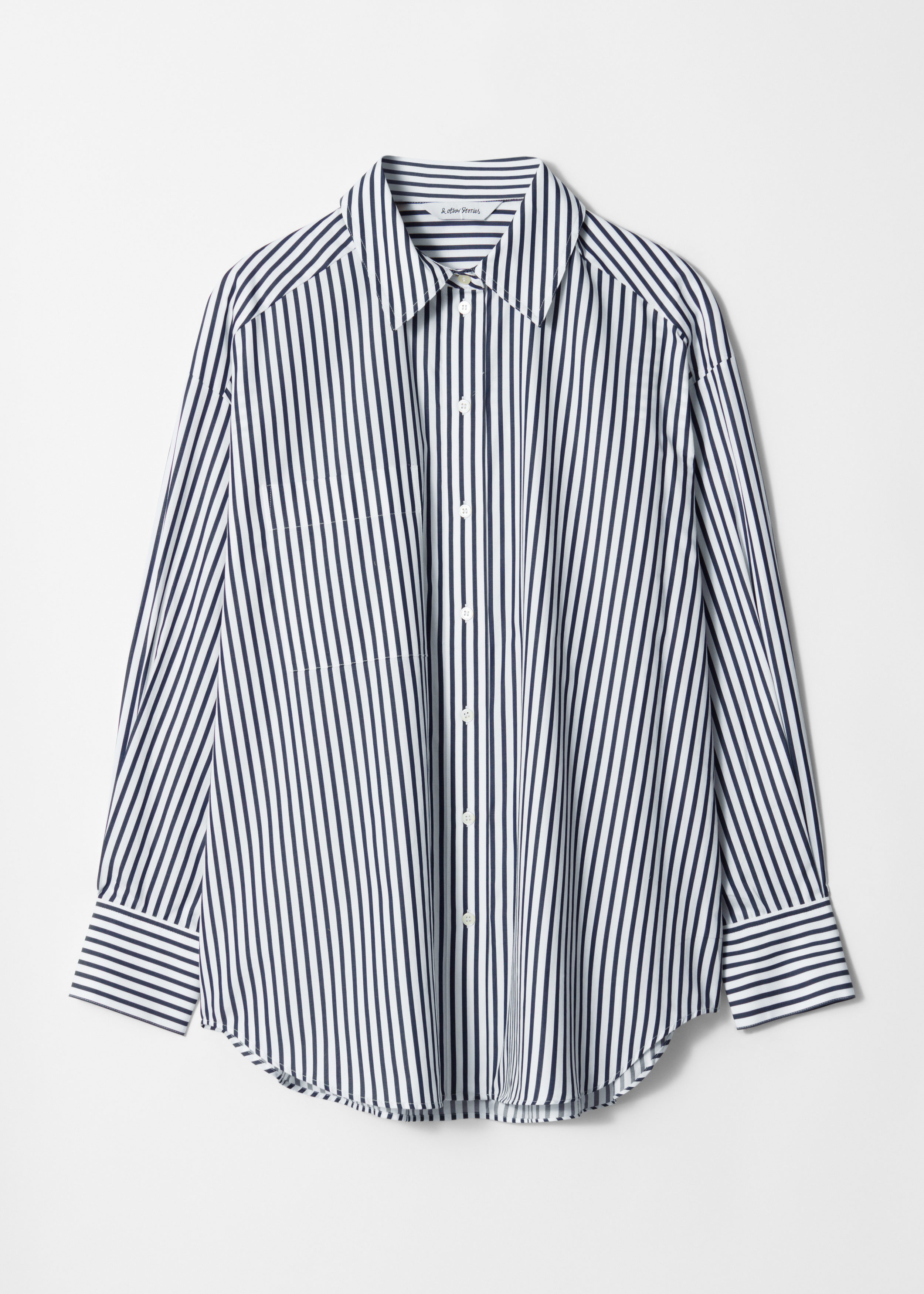 Chemise oversize - Rayures bleu marine - & Other Stories FR | & Other Stories EU