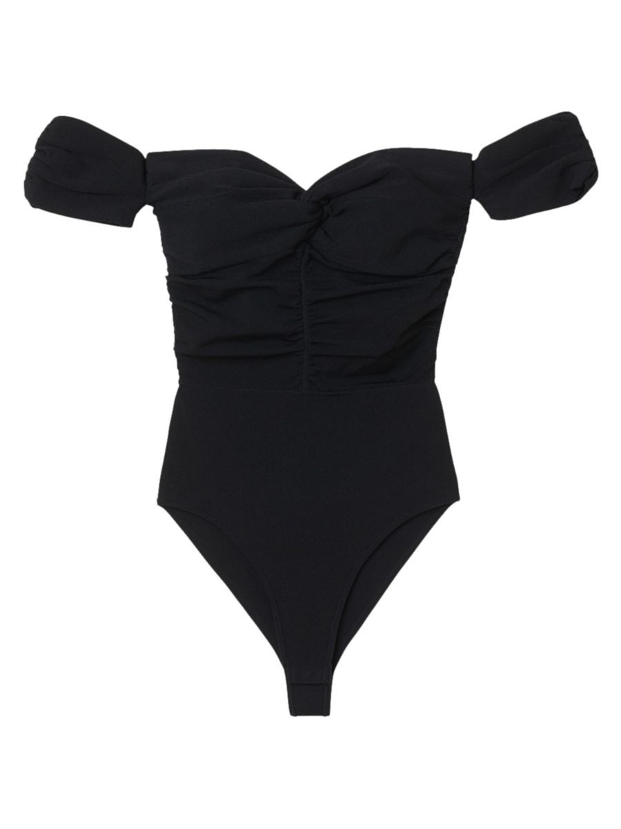 Open-Shoulder Bodysuit | Saks Fifth Avenue