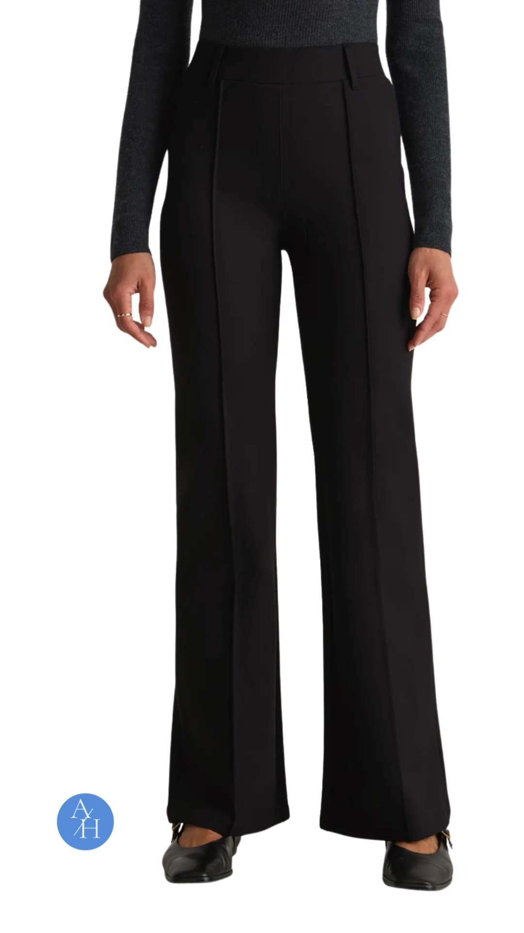 These ponte flares surprised me.
They smooth everything out without feeling tight, and they’re easy to wear all day.
 

 #LTKootd #LTKOver40