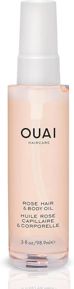 OUAI Rose Hair and Body Oil - Anti-Frizz Hair + Skin Moisturizing Oil Spray for Adding Shine and ... | Amazon (US)