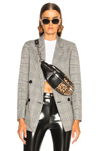 NICHOLAS Check Suiting Blazer in Grey | FWRD 