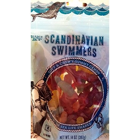 Trader Joe's Scandinavian Swimmers Gummy Candy Fish and Sea Life Shapes, 14 oz Gluten Free | Walmart (US)
