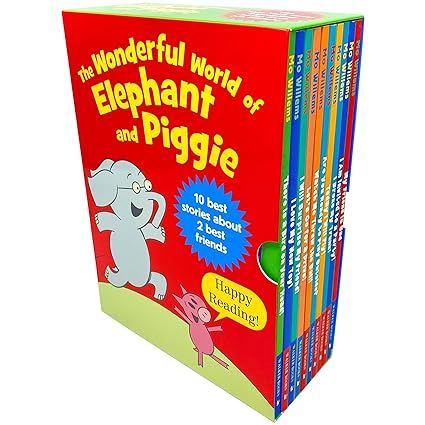 Walker Books, The Wonderful World of Elephant & Piggie Series 10 Books Collection Box Set by Mo W... | Amazon (US)