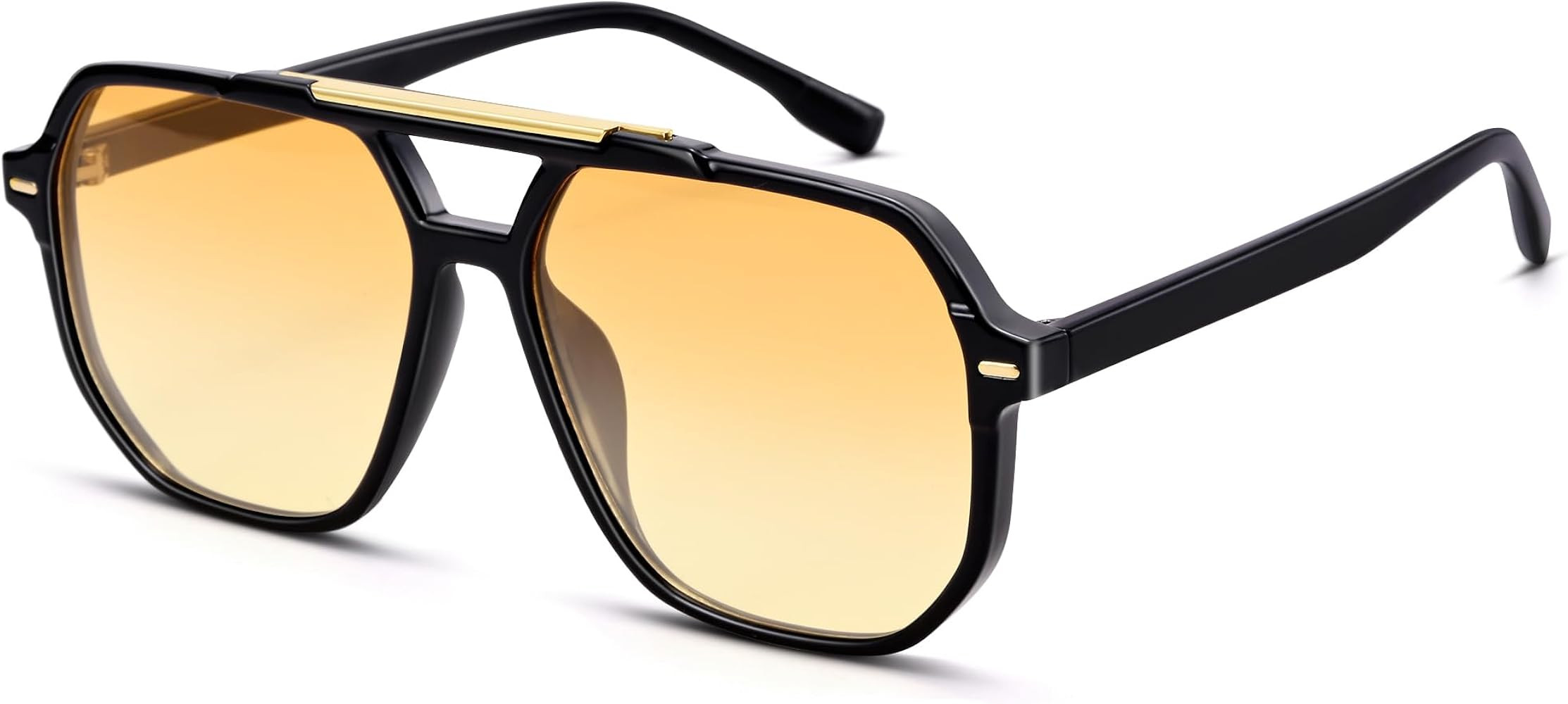Pro Acme Oversized Retro Trendy Aviator Sunglasses Women Men 70s Square Frame Sun Glasses | Amazon (US)