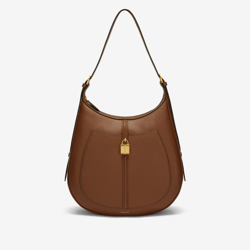The Siena Hobo | Tan Small Grain | DeMellier | DeMellier