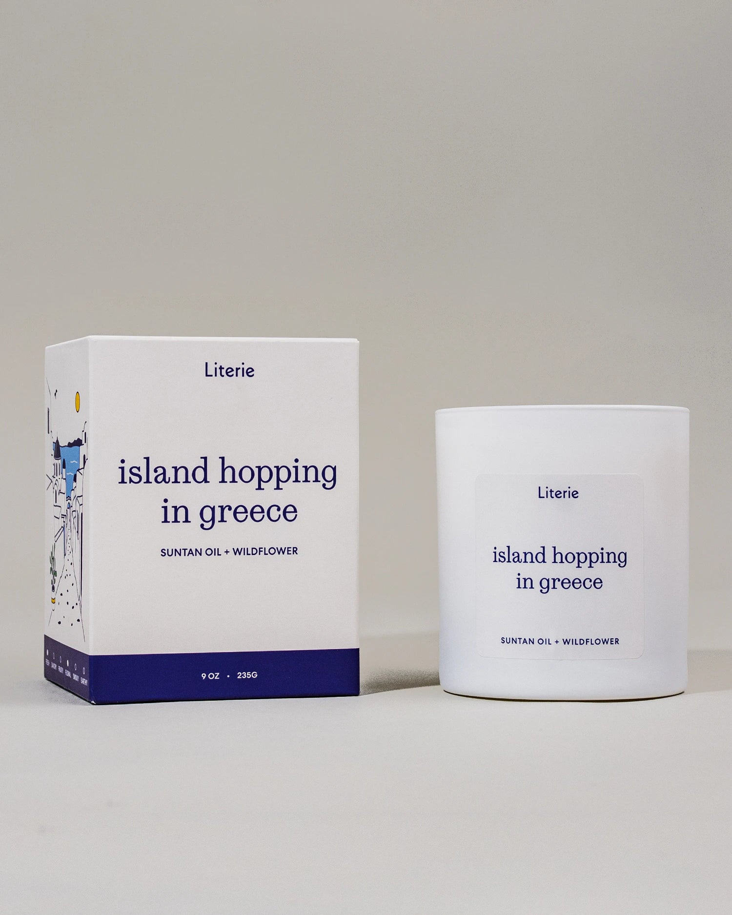 Island Hopping In Greece | Euro Summer Candle | Literie Candle