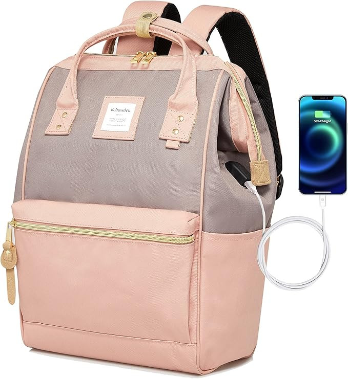 Bebowden Travel Laptop Backpack for Women College School Bag Business Work Anti Thef Water Resist... | Amazon (US)